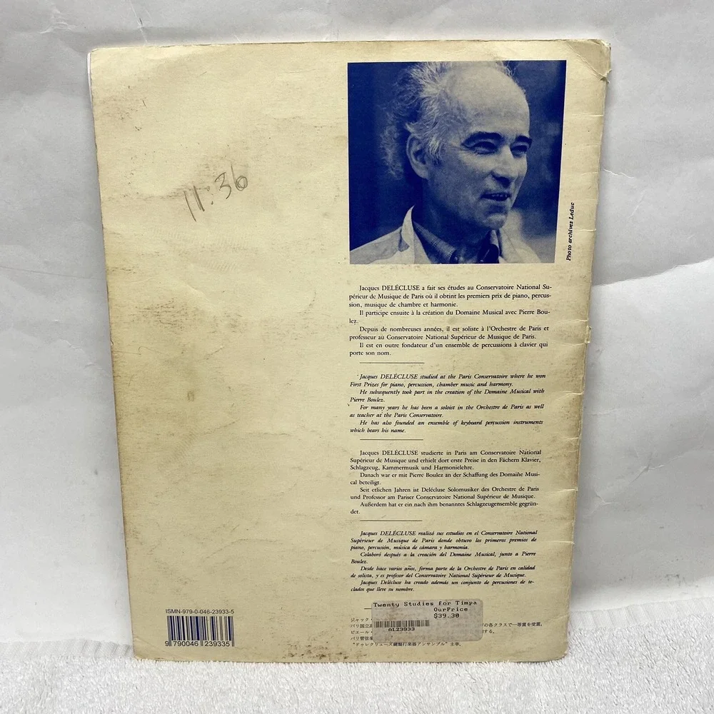 Twenty Studies After R. Kreutzer by Jacques Delecluse Sheet Music (C7)